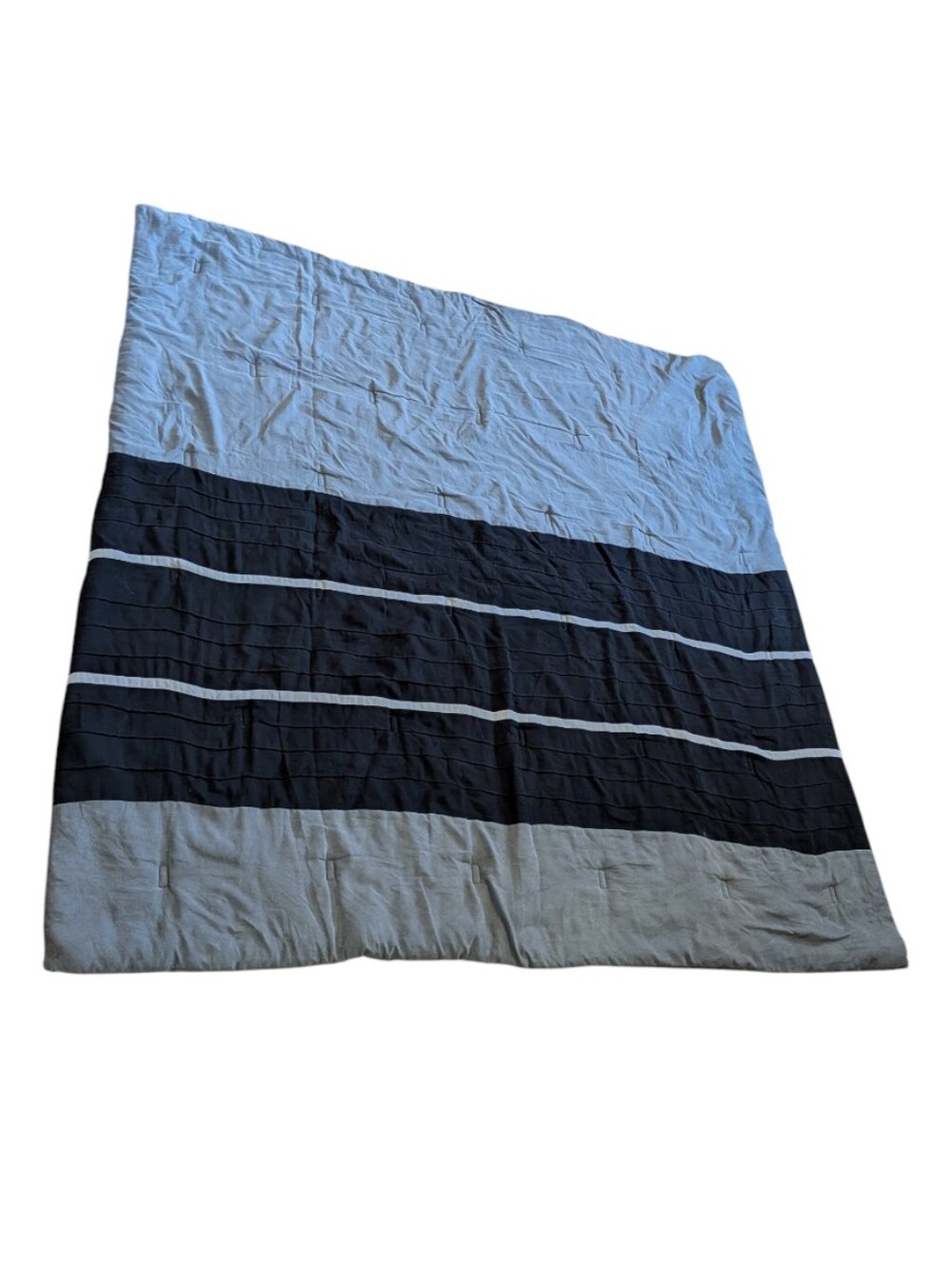 Vintage 90's Minimalist Plush Color block Comforter